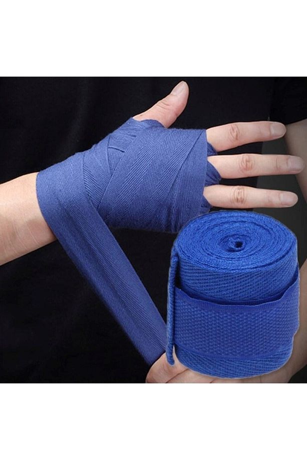 CKSpor Boks ve Kickbox El Bandajı 3,5 Metre X 2 Adet Çift Boks Bandajı Sargı Bandaj - 1