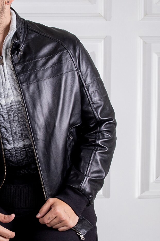 Interview Zero Siyah Hakiki Deri Mont - 7