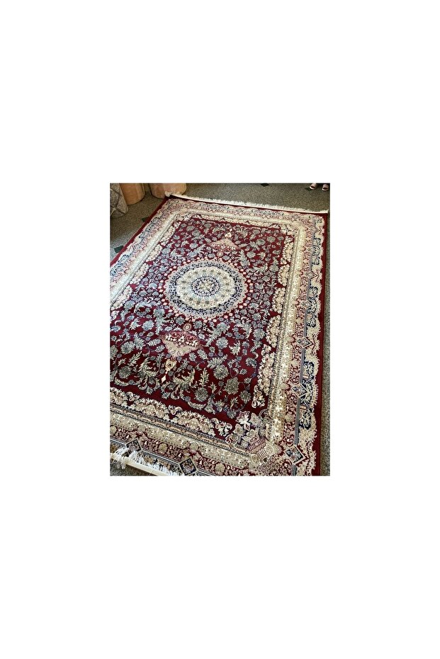 Yünlü ipek halısı - 6