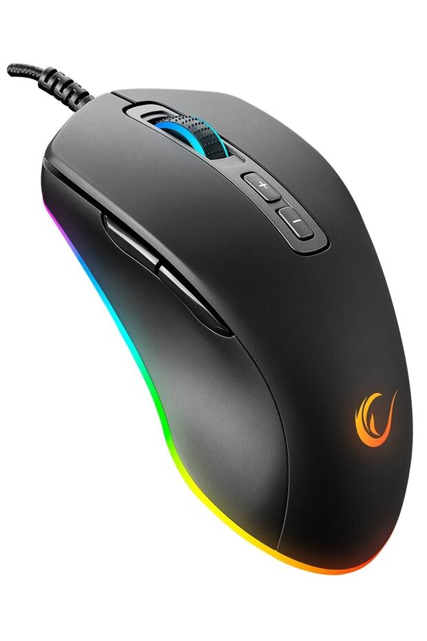 Smx-r58 Eagle Usb Siyah 10000dpi Rgb Ledli Makrolu Gaming Oyuncu Mouse - 1