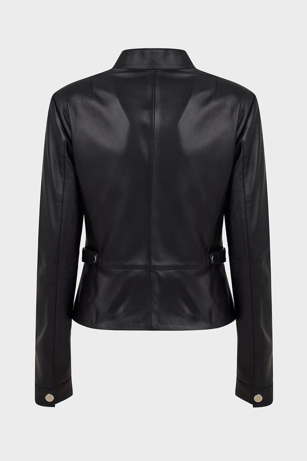 Kadın Basic Deri Ceket - 2
