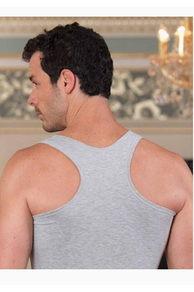 3-Pack Sportsman Men's Athlete Cross Back Gray Melange New Season