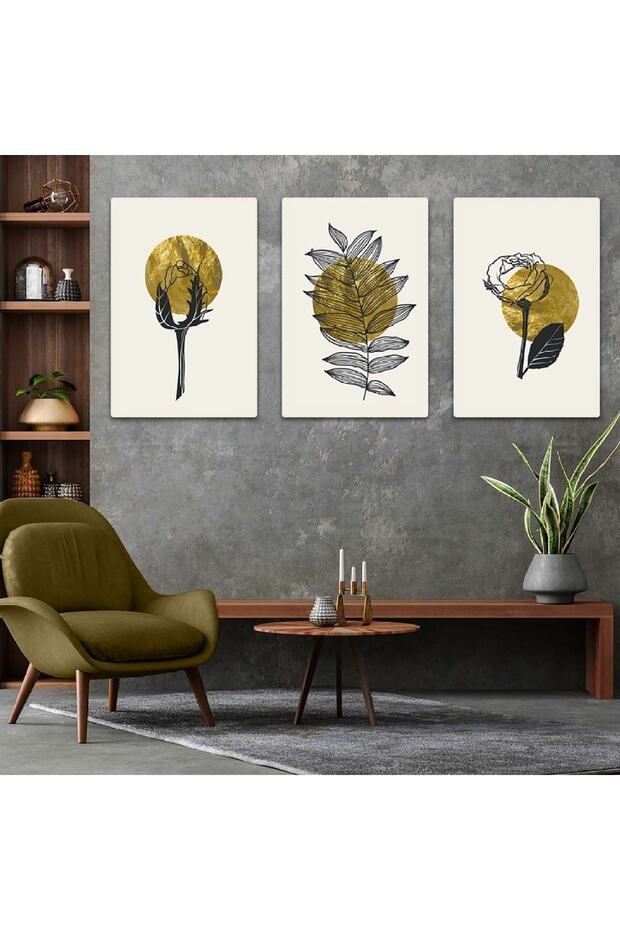 Abstract Pattern 3 Piece Mdf Table Set