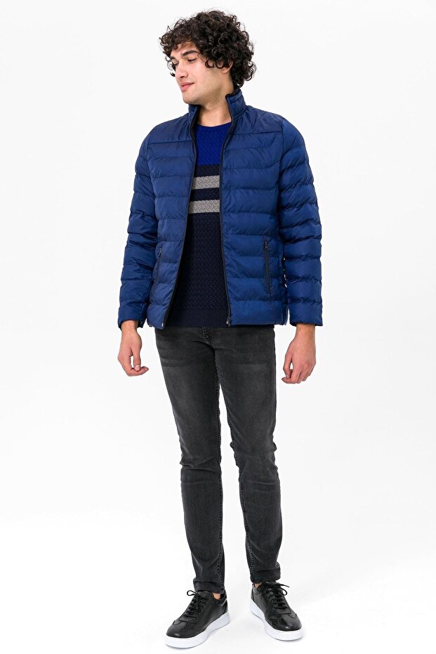 Slim Kalıp Kapitone Mont - 4