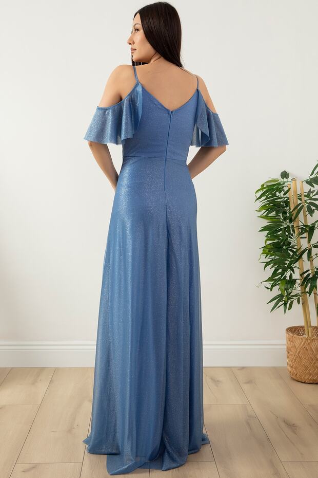 ROCHIE LUNGĂ CU BRETELE ARGINTII 13425 - 3