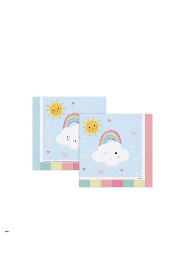 16 قطعة سحابة مناديل قوس قزح - 1