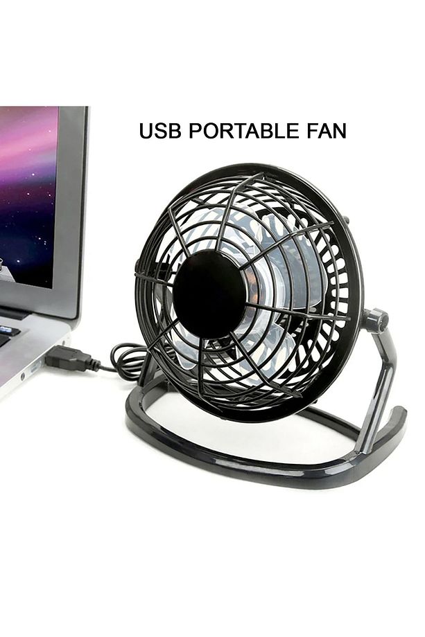 Masaüstü Sessiz Mini Usb Fan Soğutucu Serinletici Küçük Ayaklı Vantilatör - 3