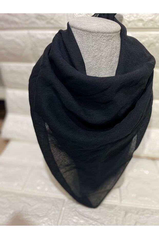 Unisex Black Plain Scarf - Bandana - 10 Nov, 23 April, 29 October, 30 August, 19 May