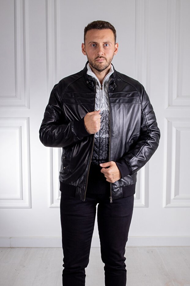 Interview Zero Siyah Hakiki Deri Mont - 1