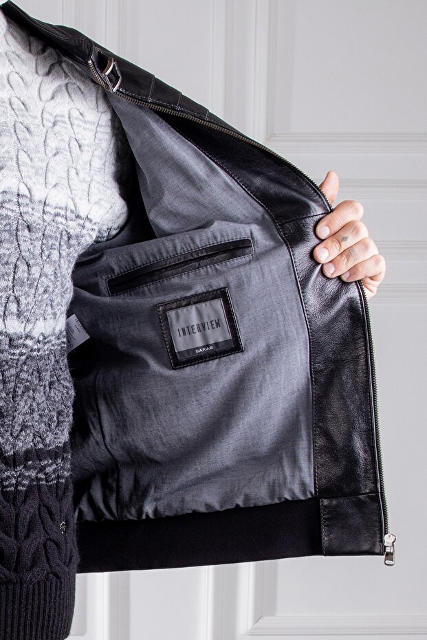 Interview Zero Siyah Hakiki Deri Mont - 8