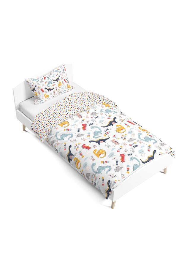 Dinosaur Double Side Digital Printed Single Duvet Cover Set| Children's Bedding Set| Without sheets