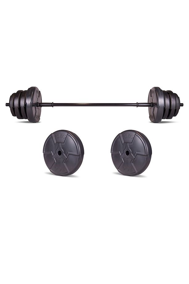 Ecgspor HERO Serisi 22 Kg Halter Seti - Deadlift Squat Biceps Triceps Shoulder - 1