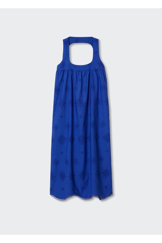 %100 Pamuklu Midi Elbise - 3
