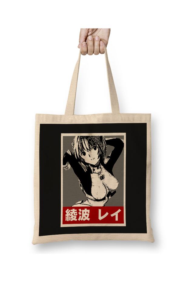 حقيبة قماش Rei Ayanami 03 بمقبض طويل