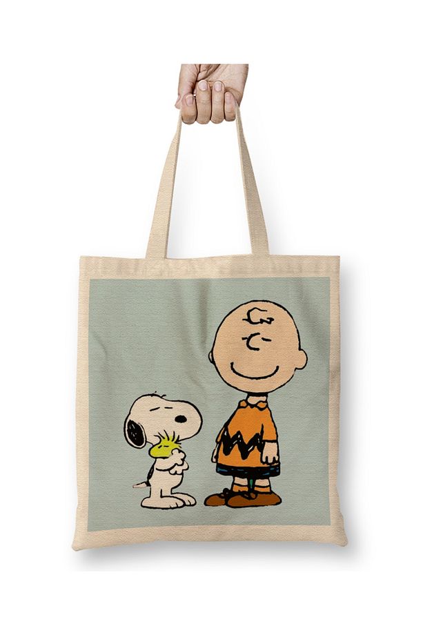 Snoopy And Friend 01 Bez Çanta Uzun Saplı - 1