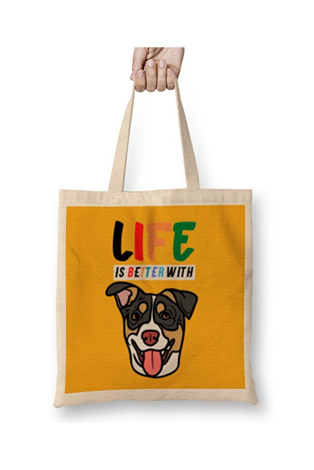 Funny Dog Lover Gift For Women Men Tote Bag Long Handle