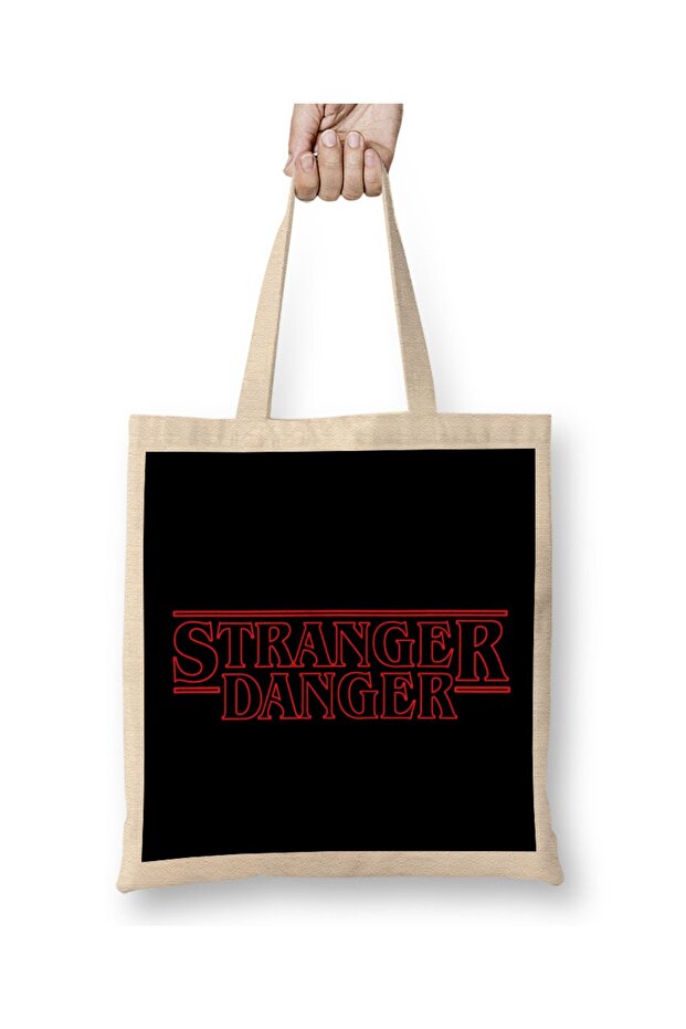 Stranger Things Stranger Danger Tote Bag Long Handle