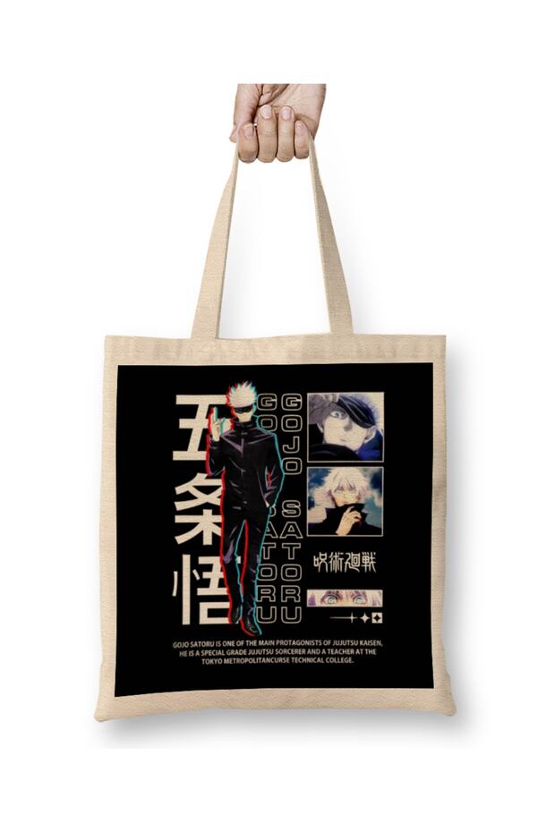 Gojo Satoru Tote Bag Long Handle