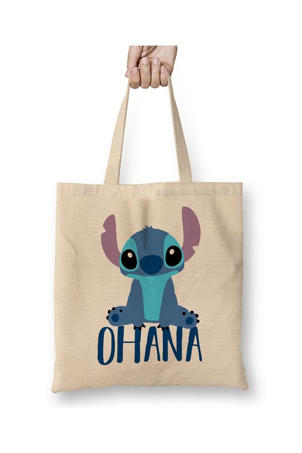 Lilo And Stitch Stitch Ohana Bez Çanta Uzun Saplı - 1
