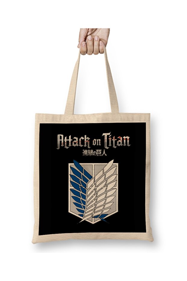 حقيبة قماش Attack On Titan 03 بمقبض طويل