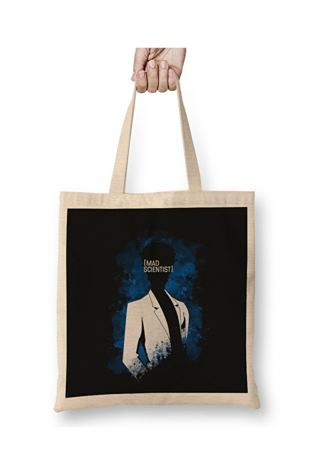 Steins Gate Mad Scientist Tote Bag Long Handle