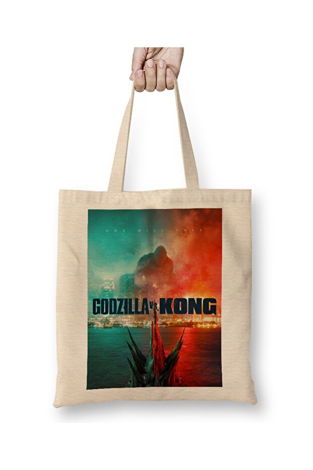 حقيبة قماش Godzilla vs Kong 02 ذات مقبض طويل