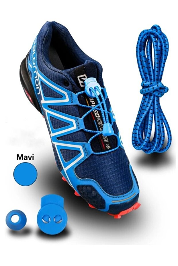 100 Cm Smart Sports Shoe Laces Blue