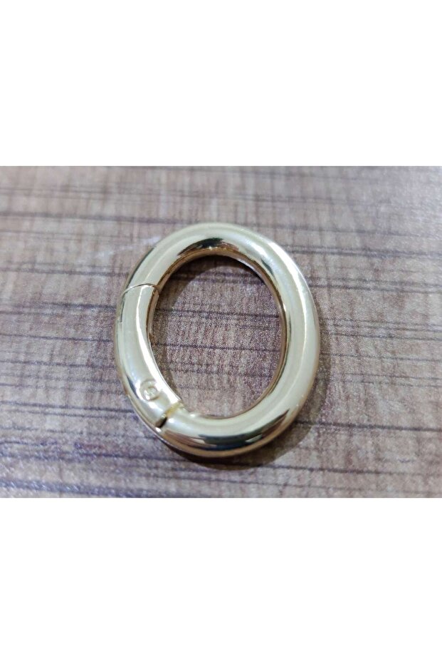 2.5Cm*5Mm 9.5g Spring Ring Hanger Light Gold 20Pcs