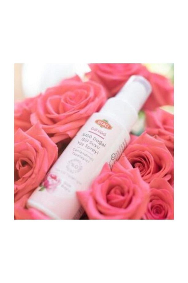 Gül Kürü %100 Doğal Gül Suyu Spreyi 50ml 3 Adet - 2