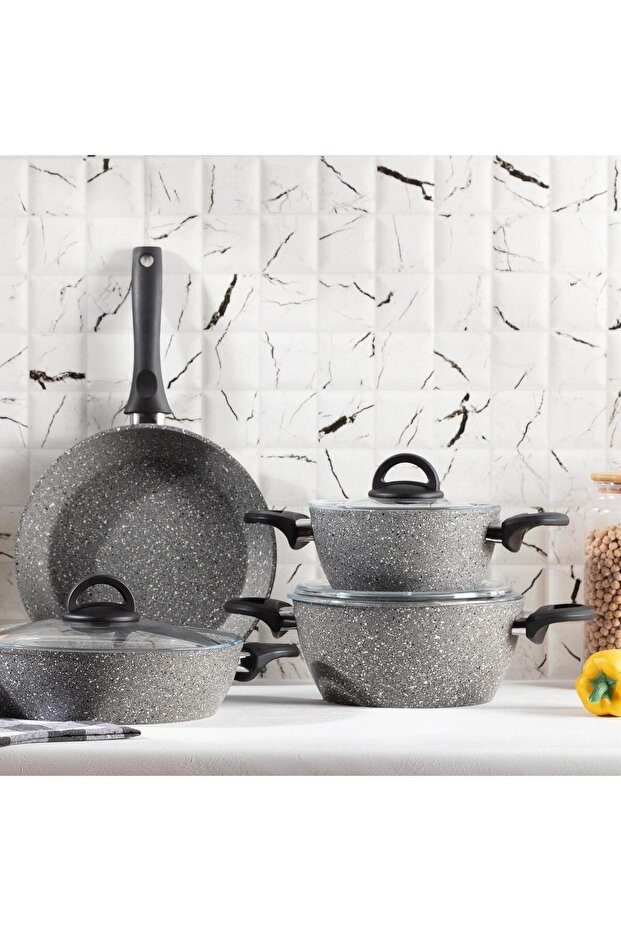 Dora - 7 Parça Granit Tencere Seti - 2