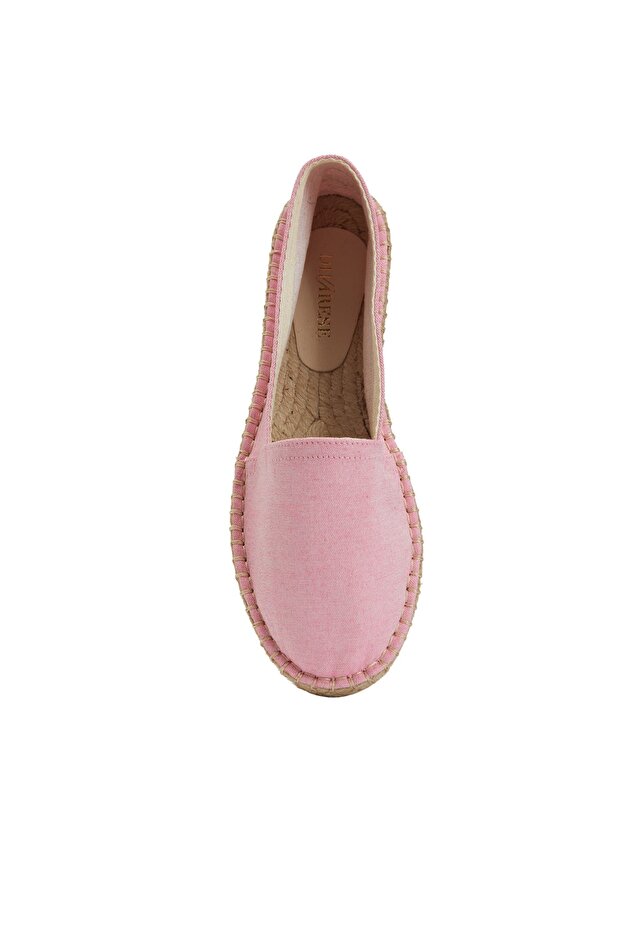 Pembe Kadın Espadril - 4