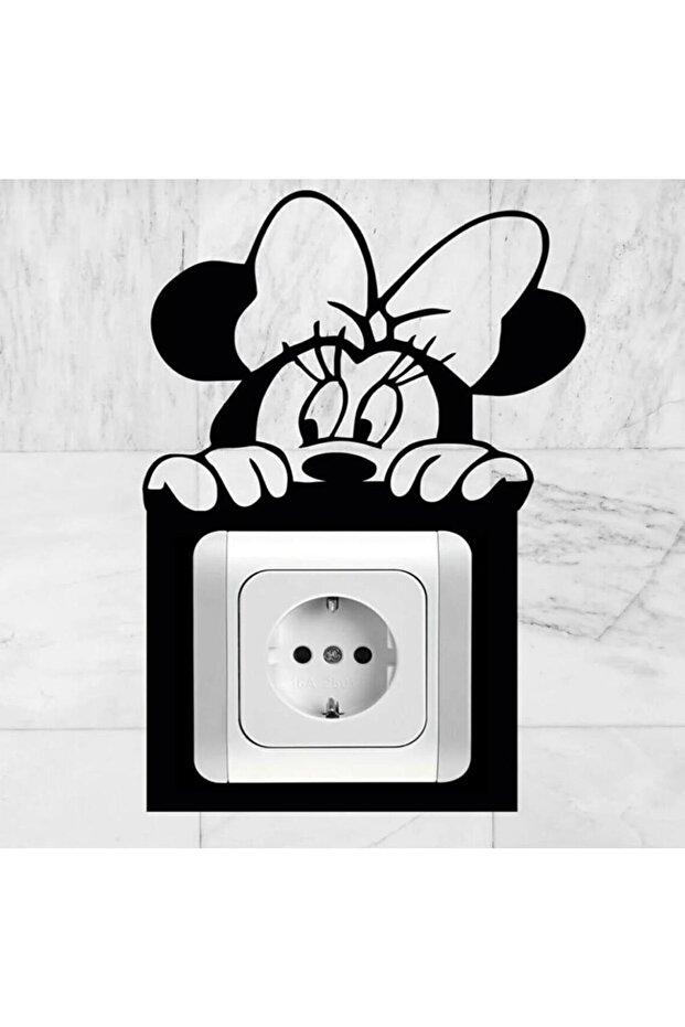 Mickey Mouse Priz / Anahtar Çerçeve Süsü- Dekoru ( Viko Marka- Iç Ölçüsü 8,2*8,5 Cm Dir ) eum68 - 1