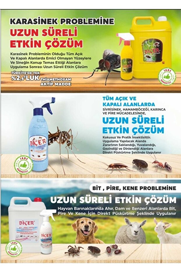 Kimya Biyosidal 5 Lt Karasinek Ilacı - 4