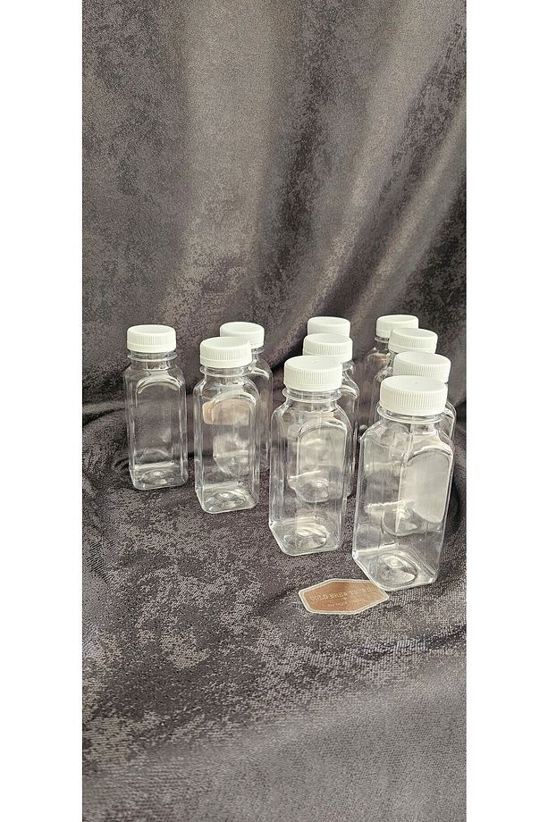 Pet Şişe - Detox Saklama Şişesi 300 ml - 10 Adetli - 2