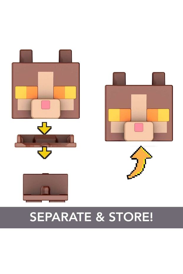 ( OYUNCAK ) Minecraft Mini Figürler Stray Cat HJV18  Minecraft ( OYUNCAK 1 ADET ) - 2