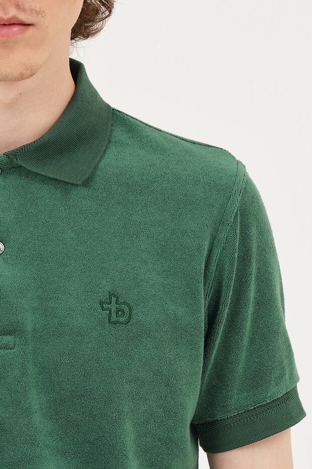 Havlu Kumaş Polo Yaka - 1