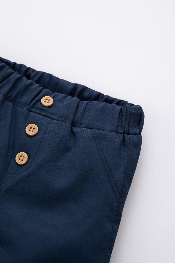 Erkek Bebek Basic Gabardin Şort - 3