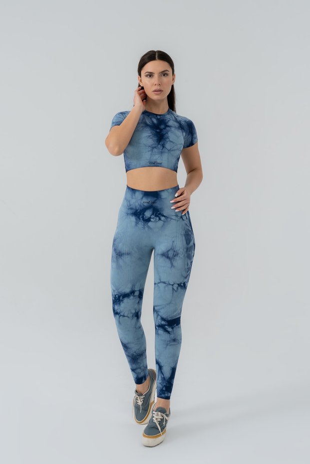 Push-up Detailed Shaping Sports Batik Leggings