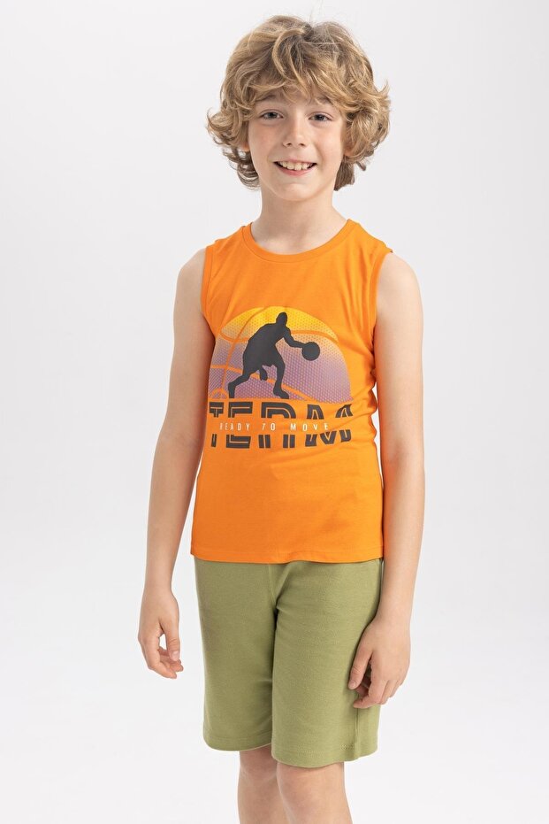 قميص داخلي مطبوع برقبة دائرية للأولاد - 5