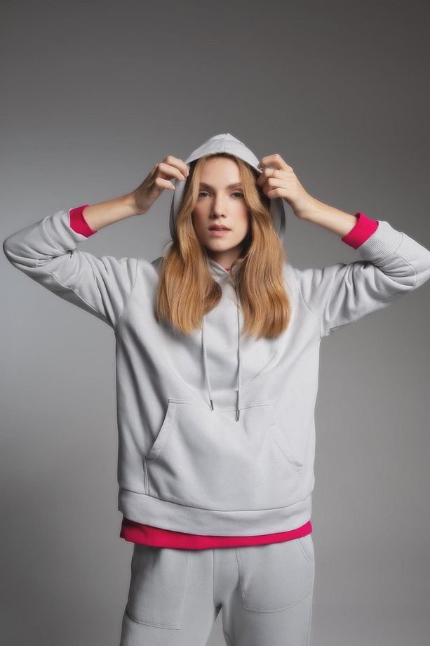 Regular Fit Kapüşonlu Sweatshirt - 2
