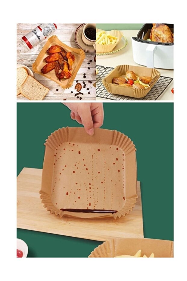 Dn-00107 Airfrey Pişirme Kağıdı Kare 50 Adet-92 - 2