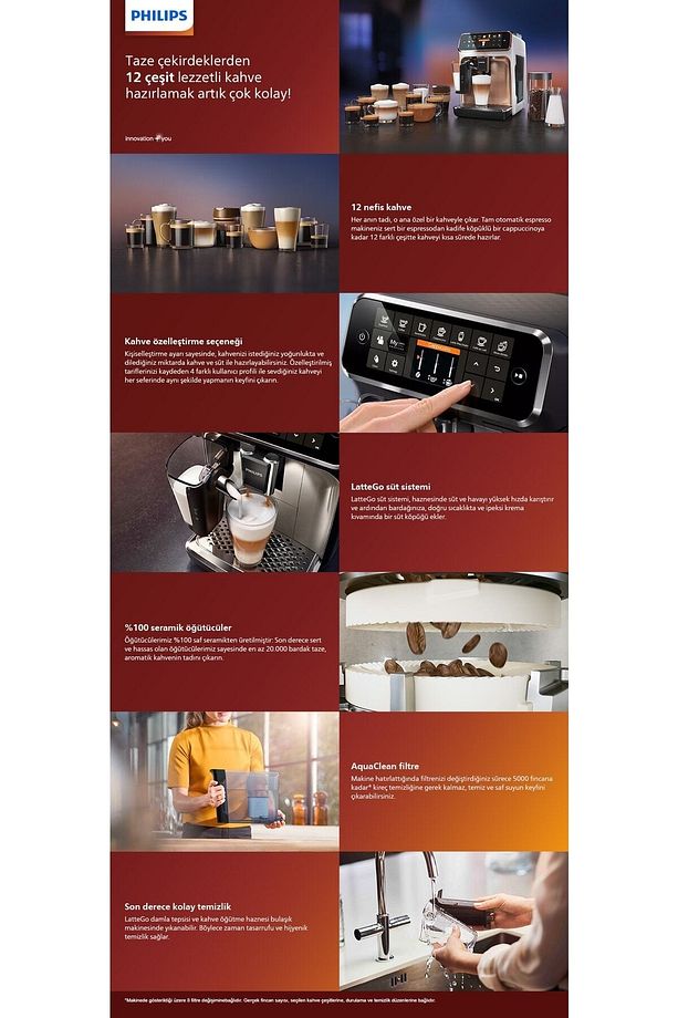 Ep5443/70 Lattego Tam Otomatik Kahve Ve Espresso Makinesi - 1
