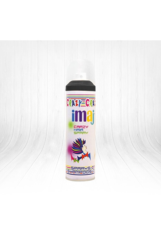 Crazy Color Renkli Saç Spreyi Siyah 100 ml - 1