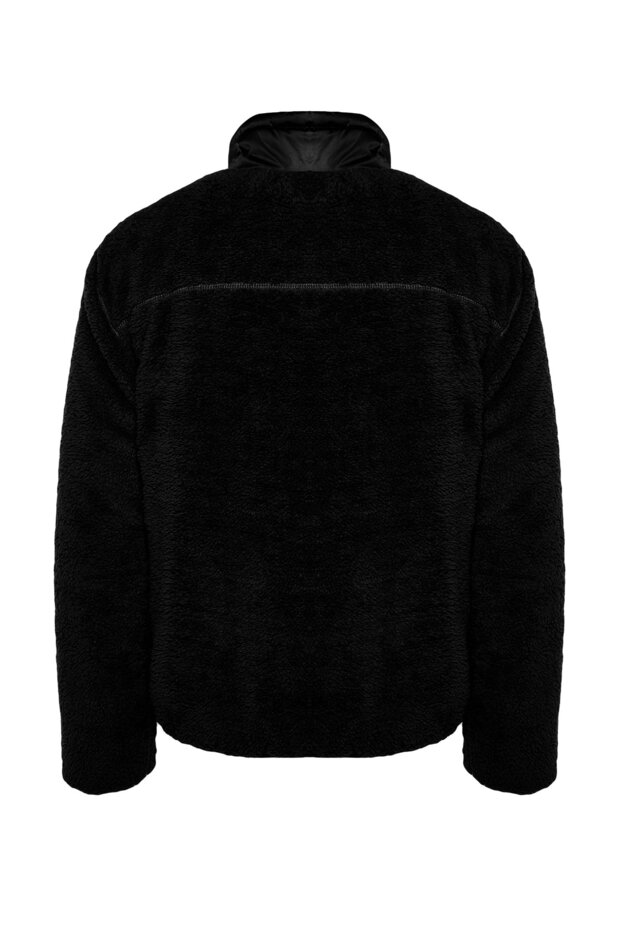Siyah Regular Fit Etiket Detaylı Welsoft Peluş Kışlık Mont TMNAW24MO00007 - 7