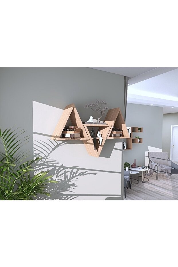 Split-Triangle Duvar Rafı - 3