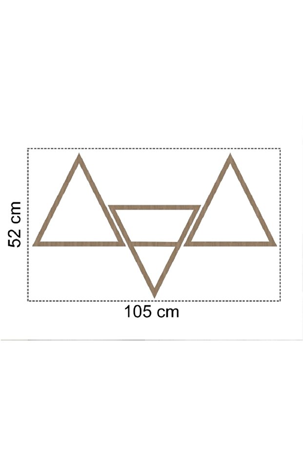 Split-Triangle Duvar Rafı - 5