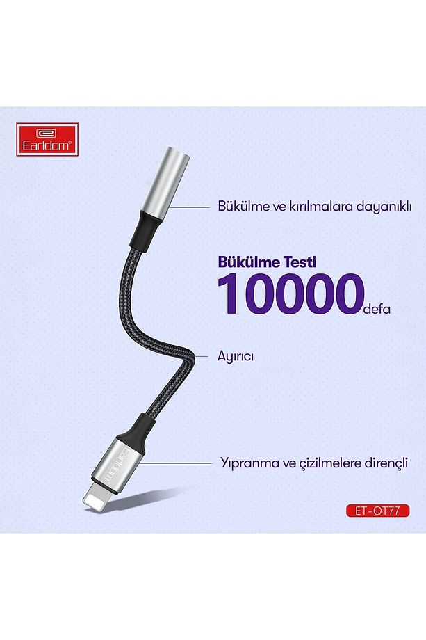 Type-c Aux Dünüştürücü Tak Çalıştır Kulaklık Araba Teyp Ses Bluetooth Örgü Kablo Alüminyum Alaşım - 3