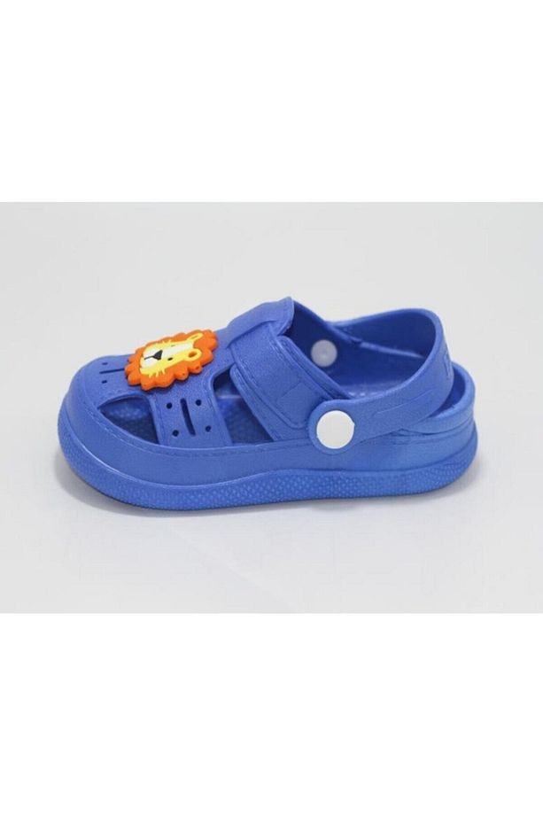 Unisex Çocuk Eva Kaydırmaz Tabanlı Hayvan Figürlü Sandalet Terlik - 3