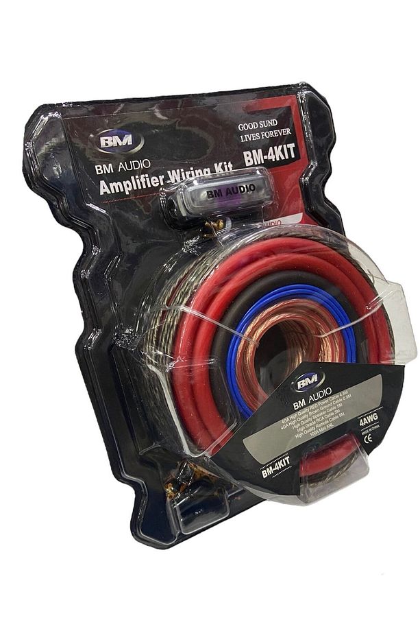 Sn-4ga 4ga Profesyonel Set Kablo Amfi Set Kablo 1. Sınıf Kalite Ekstra Kalın profesyonel seri - 1