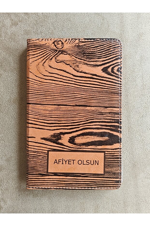 (1 Piece) 13x21 Box, Leather Calculation Pad, wooden, Wooden Coin Box, Ticket